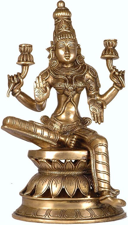 Lakshmi Ji - déesse de la fortune et de la prospérité, Or
