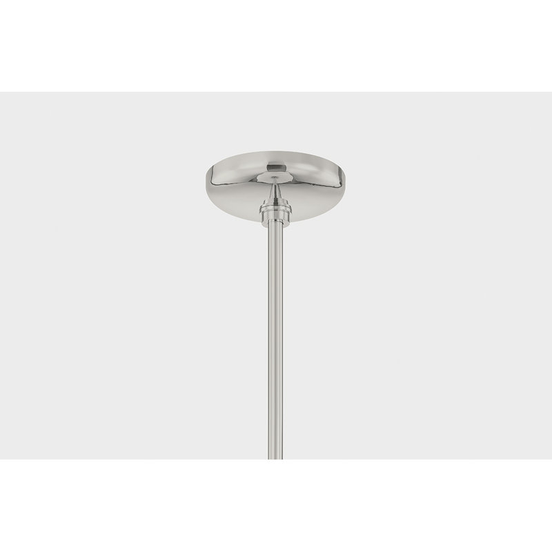 Auburndale Pendant in Aged Brass, Polished Nickel