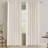 Linen Curtains for Living Room 2 Panels Back Tab Loop Pocket Textured Light Filtering Semi Sheer Rustic Farmhouse Boho Curtain for Bedroom-16304824-16304812