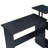 Levi Rectangular Desk with Side Shelf Attached-1682665053