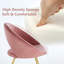 Chaise moderne en velours, chaise de salle à manger confortable