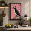 Puffin in Profile Japandi - Wrapped Canvas-609051146-609051186