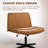 Criss Cross Chair,Comfy Cross Legged Office Desk Chair No Wheels,Modern Fabric Swivel Adjustable Height Mid Back Wide Seat for Home Office Computer-1948642475