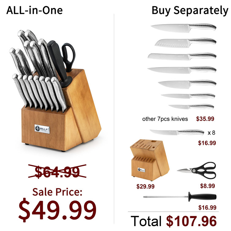 Bill.F Kitchen Cutlery Set Knife Block Sets – BillF