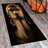 Contemporary Printed Area Rug with Distinct Floral Pattern and Soft Pile for a Comfortable Underfoot Feel and Stylish Home Decor Enhancement-1979278057