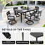 Ensemble repas d'extérieur 7 pièces Modern