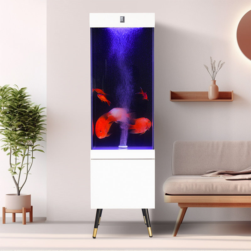 Aquarium en verre 15,75 po, White