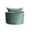 Upholstered Swivel Armchair-1903443027