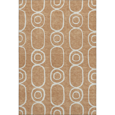 Premium Machine Washable Mayfield AMF2344 Geometric Rug