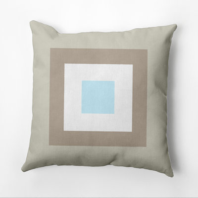 Housse et insert de coussin géométrique carré