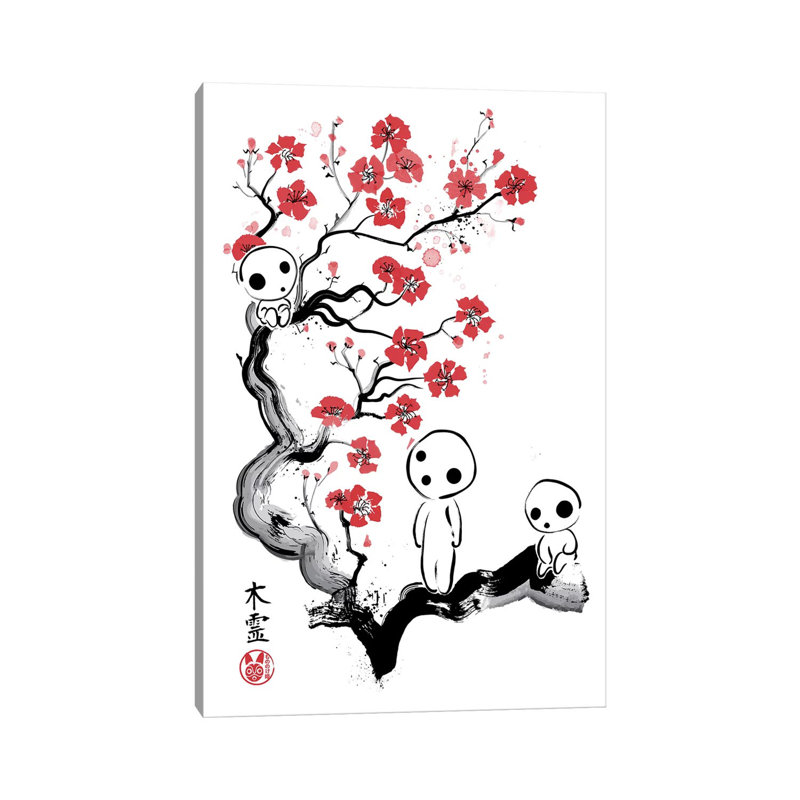 «Little Forest Spirits» par Antonio Camarena, reproduction d'art sur toile tendue, H 40 po x l 26 po x P 1,5 po
