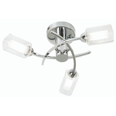 Glass Semi Flush Mount