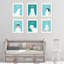 « be couragee », pingouin, hibou, winter fox, bear, seal, ensemble de 6 pièces imprimé sur papier Croton-1691489445