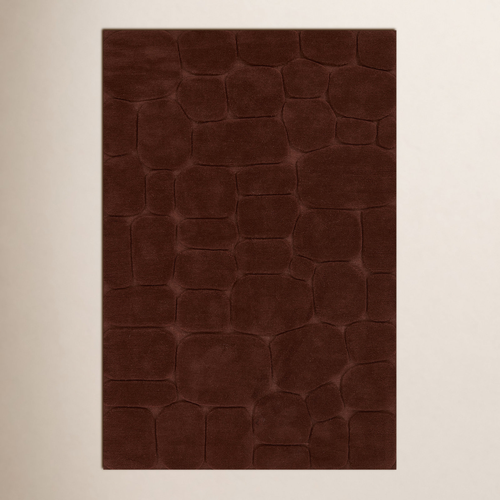 Aelin Pebble Hand-Tufted Wool Rug, Rectangle 8' x 10'