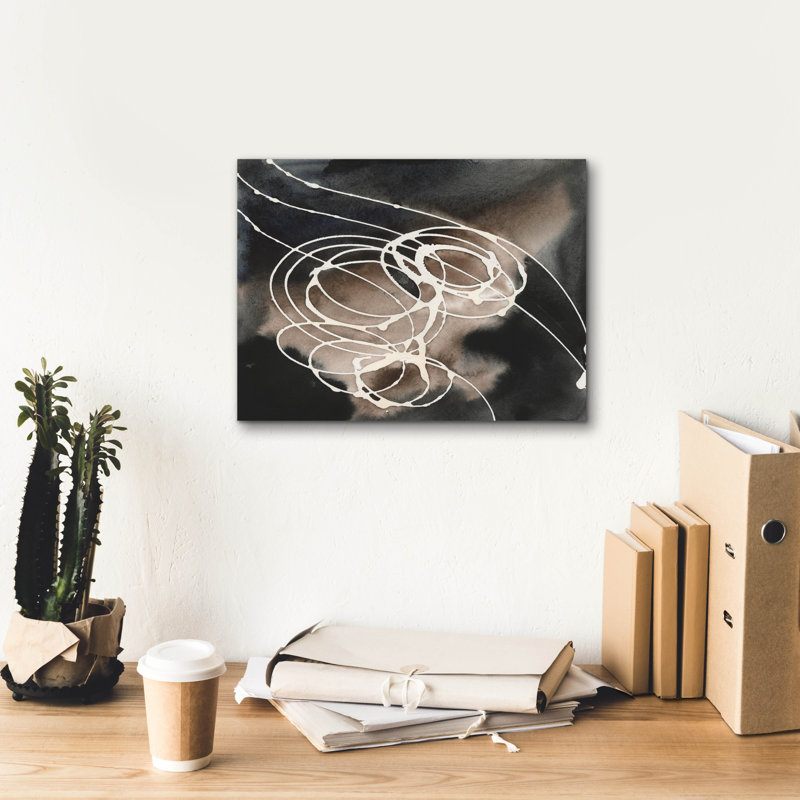 " Midnight Swirl I " by Regina Moore, 12" H x 16" W x 0.75" D