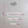 Hal 3 - Light Silver LED Crystal Pendant