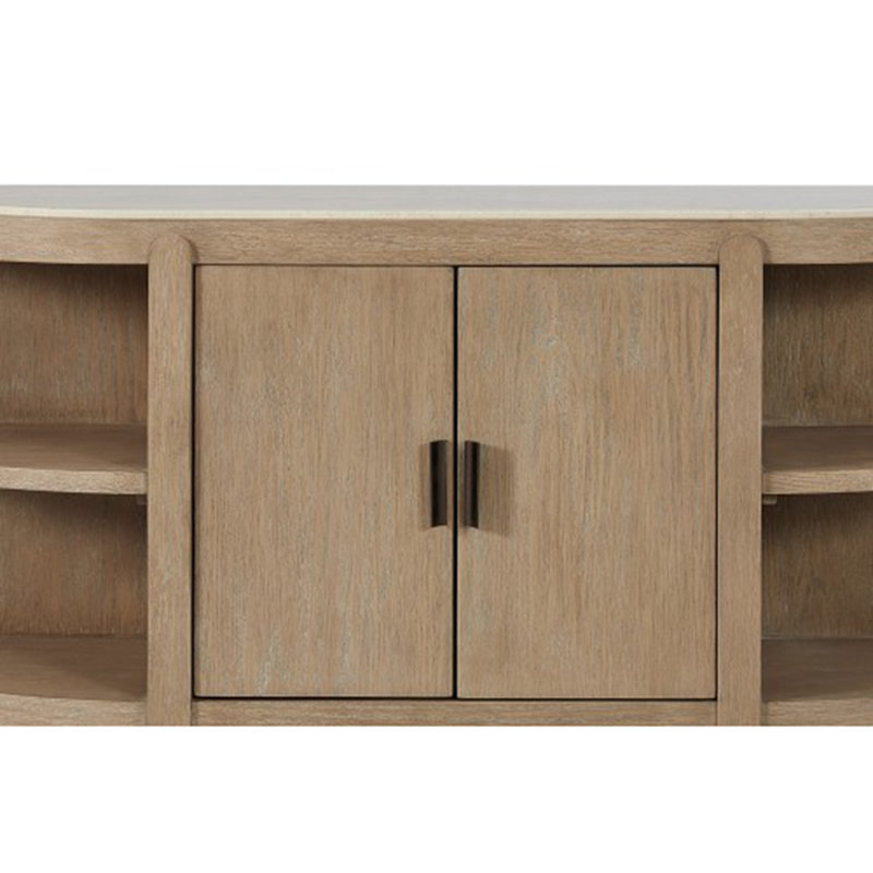 Console courbée à 2 portes