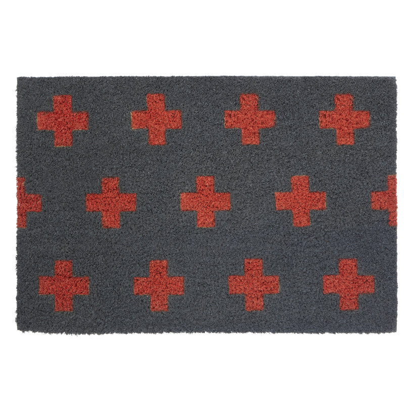 Markel Non-Slip Geometric Indoor / Outdoor Doormat