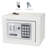 Digital Security Safe Box for Valuables - Compact Steel Lock Box with Electronic Keypad 
