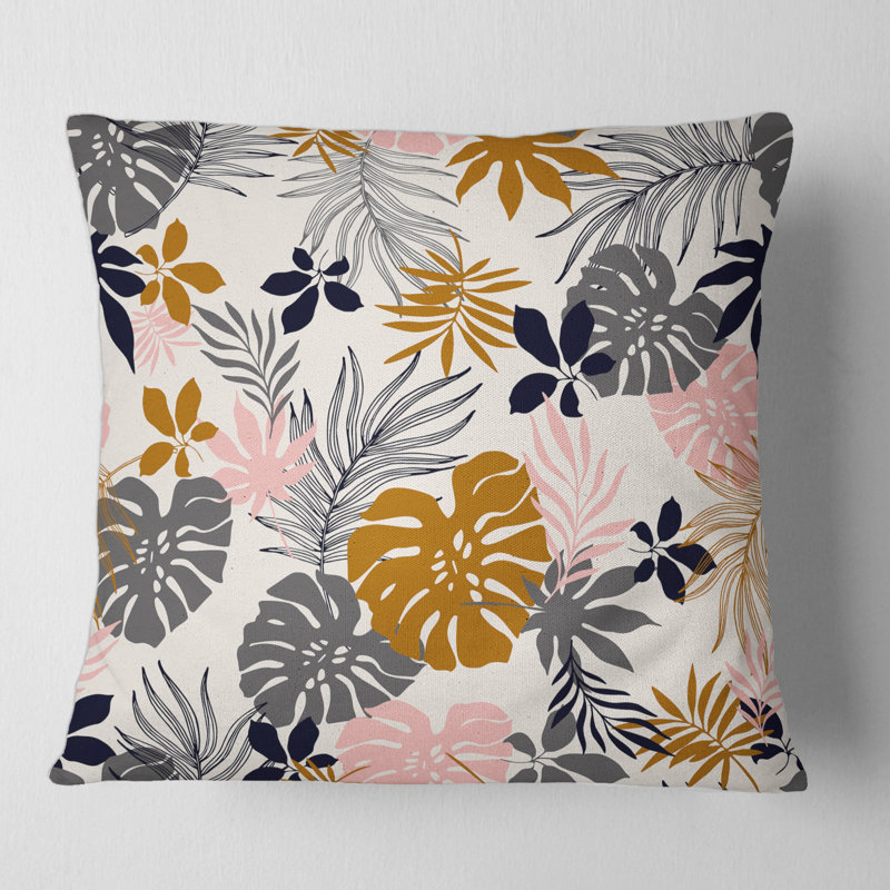 Housse de coussin carré et insert Tropical Nature, 18" x 18"