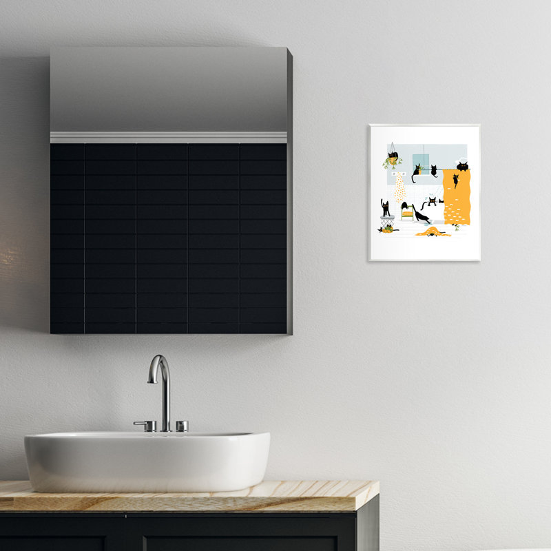 «Black Cats Bath Time» par Leeza Hernandez