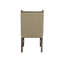 Chaise de salle à manger Genest en cuir véritable rembourrée