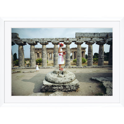 " Laura Hawk In Paestum " by Slim Aarons