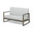 BELGIAN LOVESEAT & COFFEE TABLE