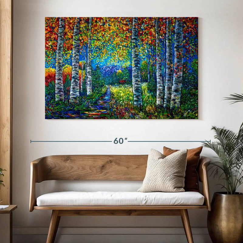Harnek Nocturne bleu paysage, H 34 po x l 51 po