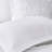 5 Piece White Microfiber Comforter For King Bed With Alluring Ruffles Size In Microfiber, Intriguing Ruffled Design