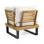 CHAISE D'ANGLE SEBASTIEN + TABLE BASSE