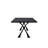 Zephan 87" Wide Oak Dining Table, Black