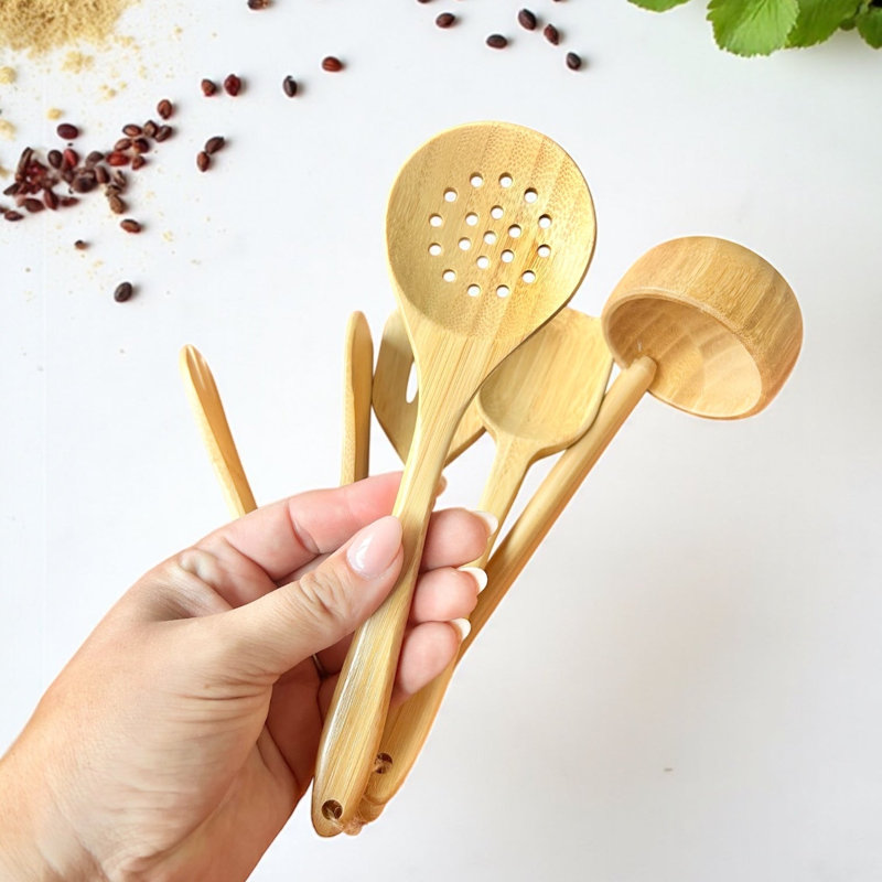 Ensemble d'ustensiles de cuisine Kids Bamboo