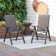 Argyri 4 - Person Metal Patio Dining Set with Square Table , Cushions Included