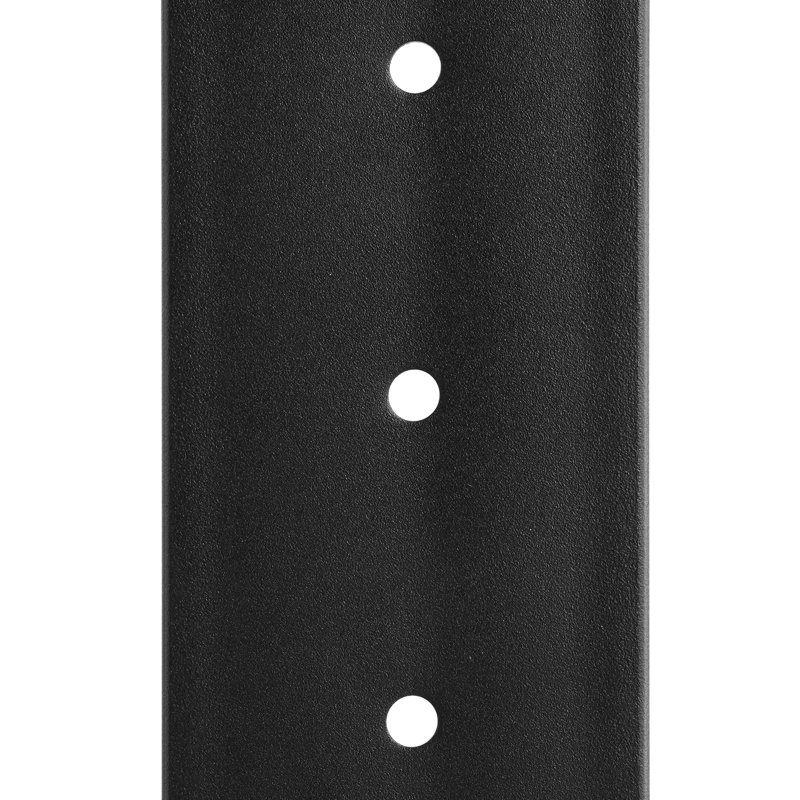 Cast Iron Sign Post, 4 ft Portable Heavy Duty Steel Post Sign Holder