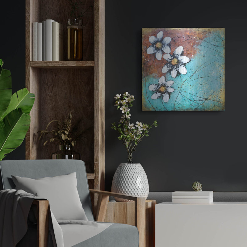 Luxe métal Art «Custom Balance I» par Britt Hallowe «Custom Balance I» par Britt Hallowell, H 24 po x l 24 po