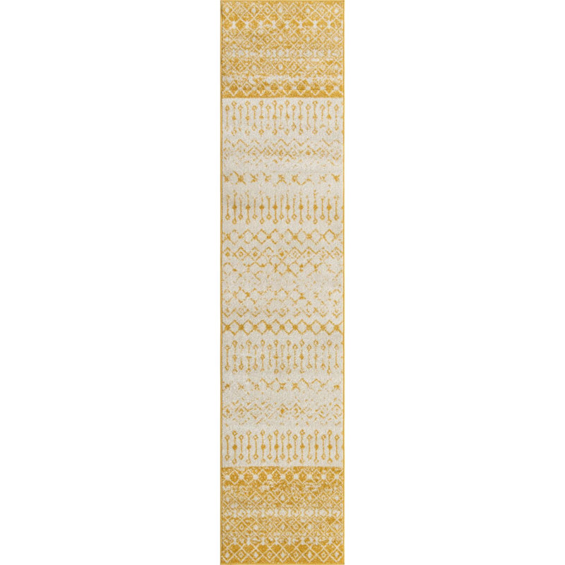 Abstract Indoor Rug, Runner 2'7" x 12'