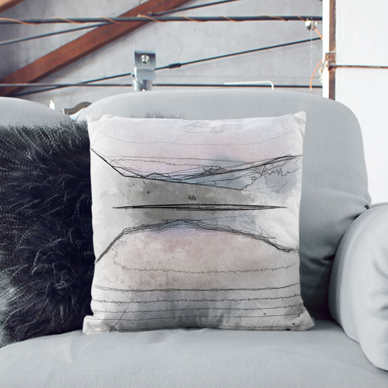 Square Throw Cushion, 40cm H x 40cm W x 15cm D, Black