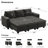 Shavera 6 - Piece 83.4'' Wide Velvet Sectional Sofa Apartment Sofa Bed Convertible Sleeper Couch with Storage Ottomans-1015690356