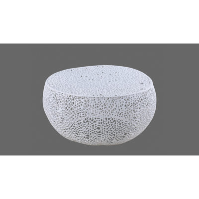 Table basse ronde blanche  