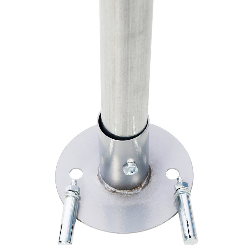 Abri de voiture en acier galvanisé 10 x 20, avec auvent, 2 portes, 4 fenêtres d'aération, gris pour rangement extérieur