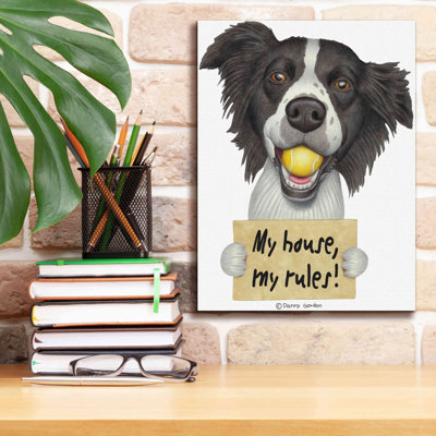 Trinx 'Border Collie Ball In Mouth' By Danny Gordon Art