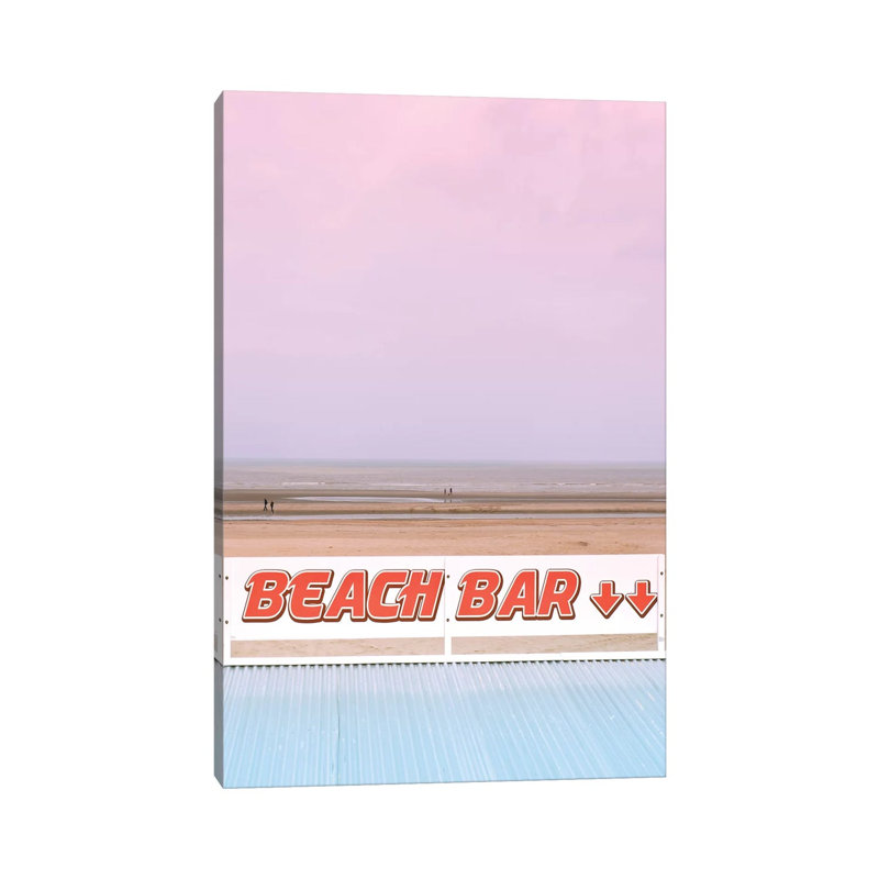 Beach Bar by Beli - Wrapped Canvas Print, 20.32 cm H x 30.48 cm W
