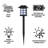 6-Piece Solar Outdoor Lights Set - Weather-Resistant Outdoor Lighting for Path, Landscaping, and Driveway - LED Light Fixtures by Pure Garden