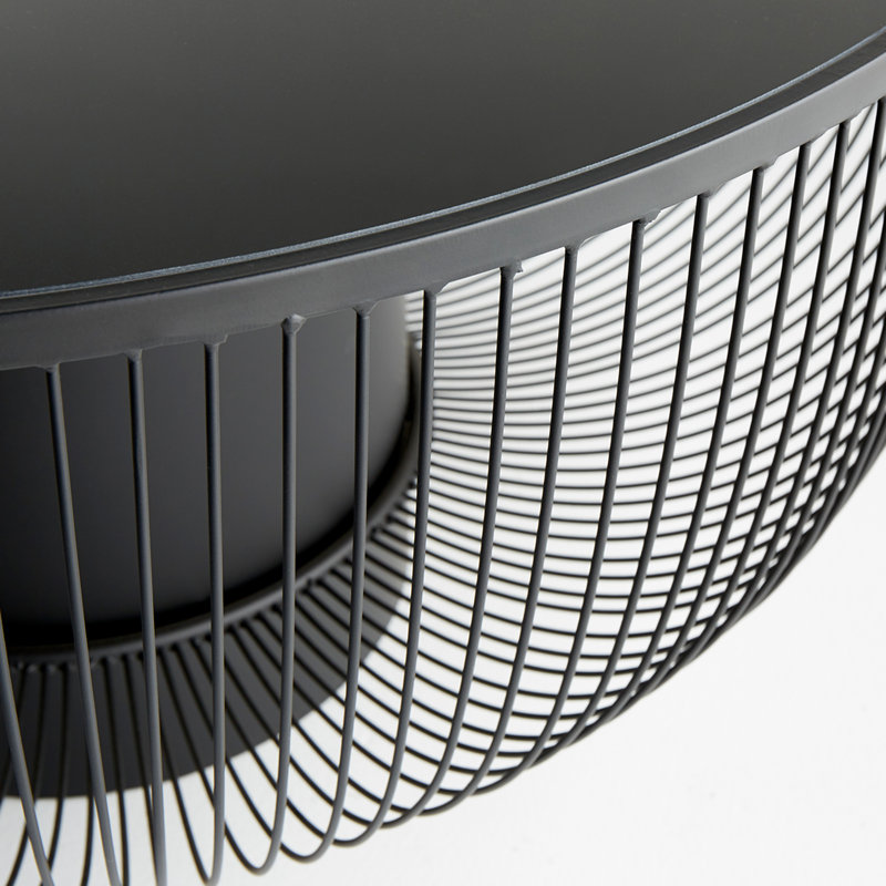 Carousel Glass Top End Table