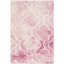 Berman Hand Tufted Wool/Cotton Geometric Rug in Rose/Ivory-20945959