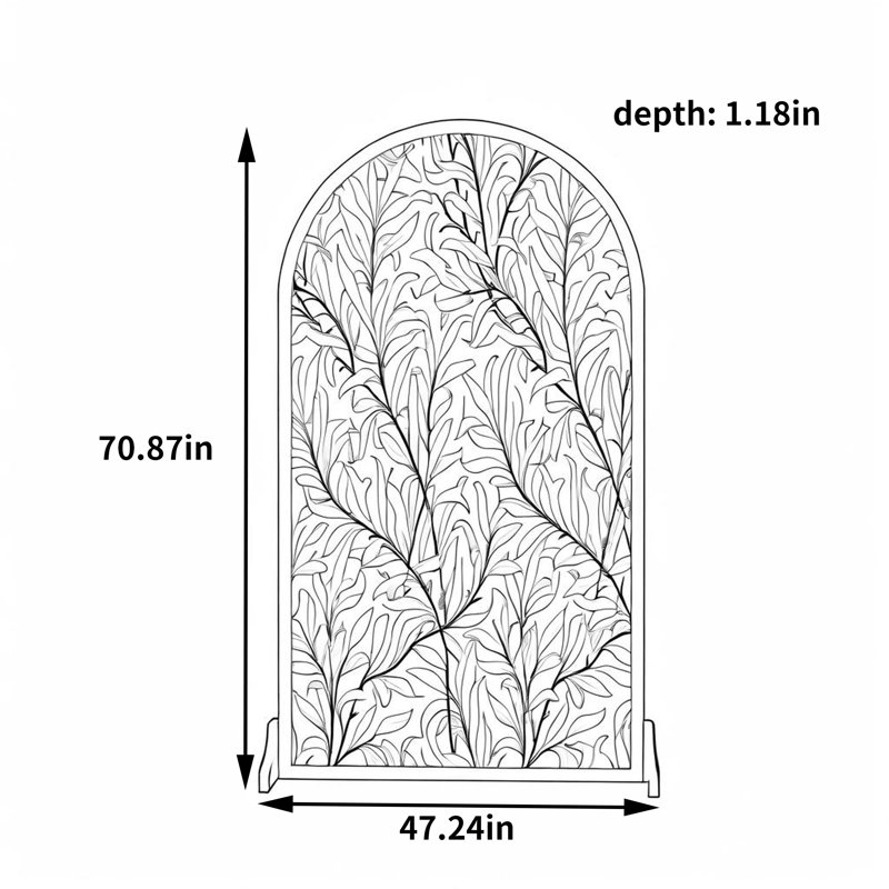 Guttorm, H 70,87 po x l 47,24 po x P 1,18 po