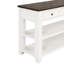 Console en bois de pin massif 48 po, table d'appoint moderne avec 3 tiroirs de rangement et 2 tablettes. Facile à assembler-1160974514-1169240738