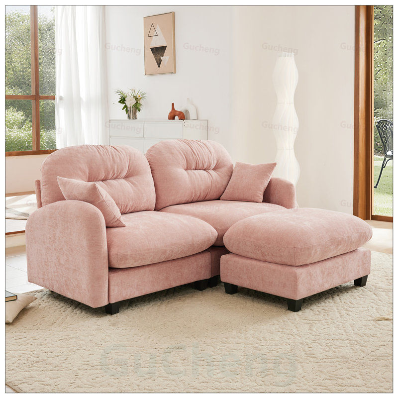 Canapé modulaire en L avec repose-pieds Cloud