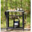 NUUK Portable Table and Outdoor Prep Cart BBQ Grill Rack